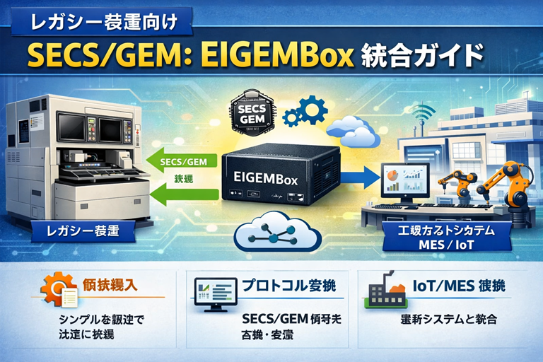 レガシー装置向け SECSGEM