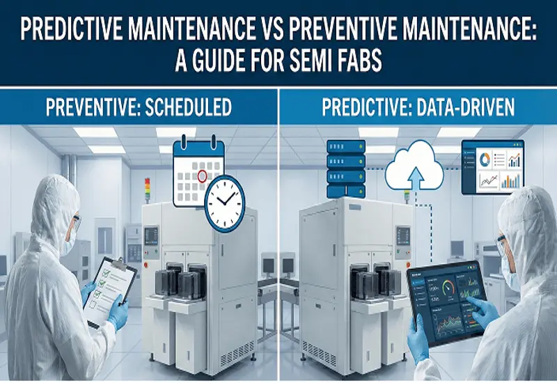 Predictive Maintenance vs Preventive Maintenance: A Guide for Semi Fabs
