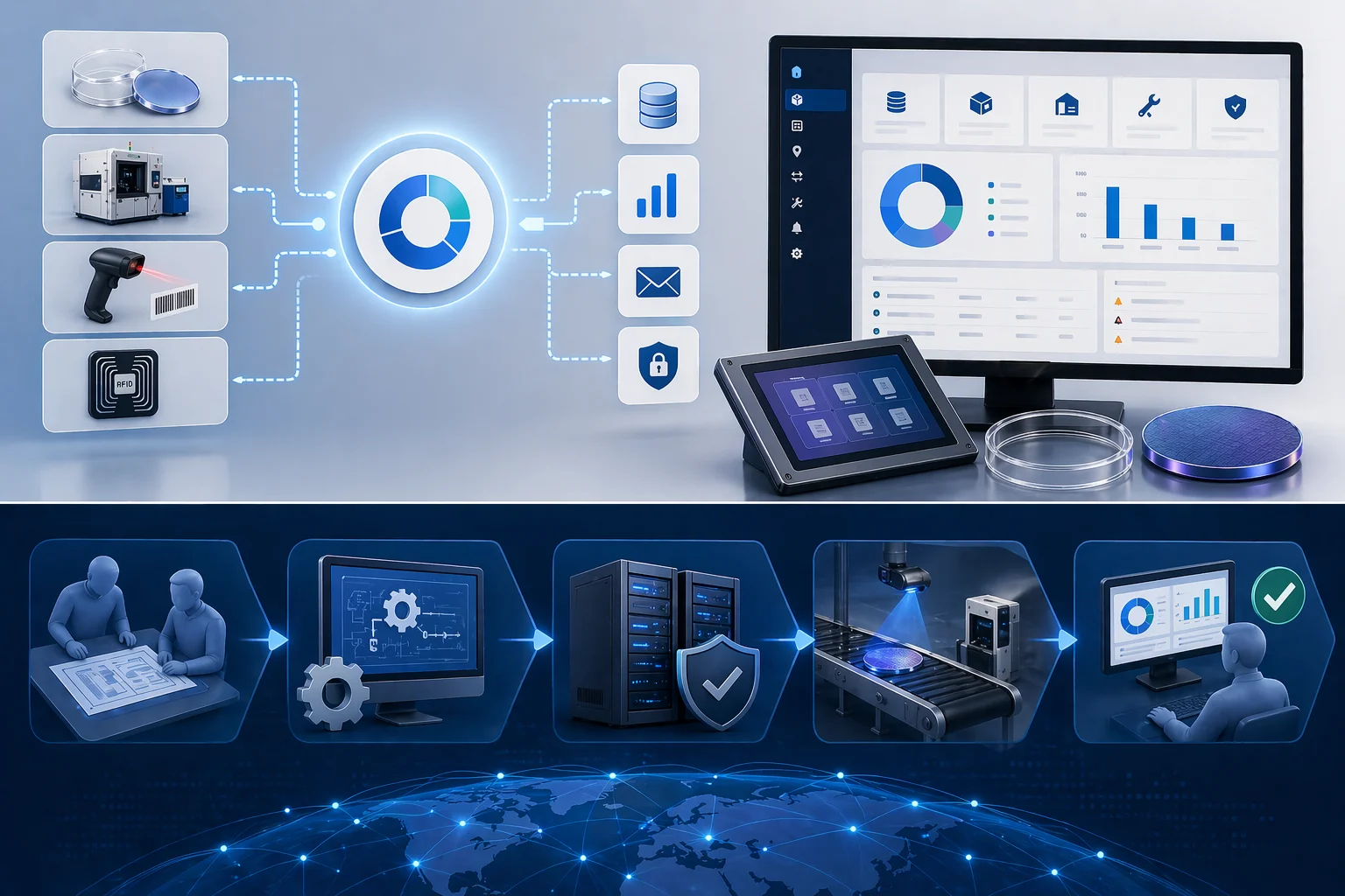 Smart Tracking Designed for Semiconductor Manufacturing
