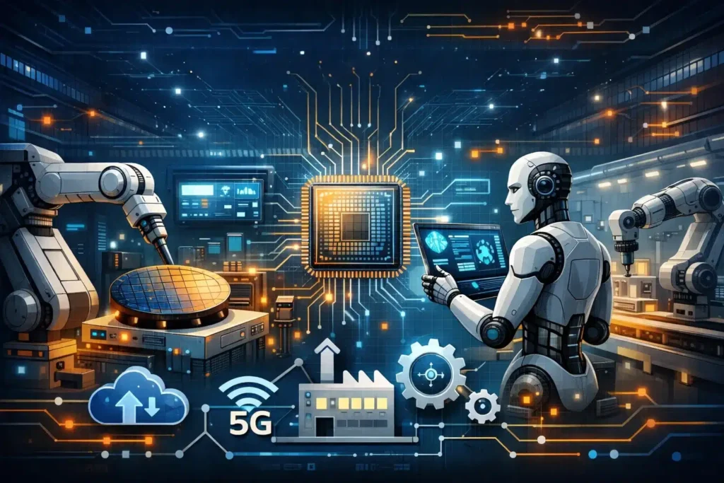 Semiconductor Manufacturing & Industry 4.0: Smart Factory & Automation Guide (2026)