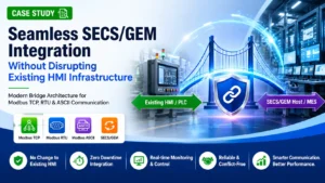 Add SECS/GEM Connectivity to Existing HMI Systems — Without Replacing Your Infrastructure