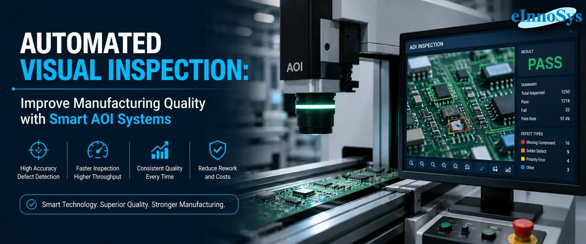Automated Visual Inspection: Improve Manufacturing Quality with Smart AOI Systems