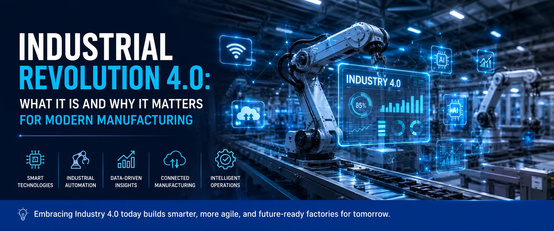 Industrial Revolution 4.0: What It Is and Why It Matters for Modern Manufacturing