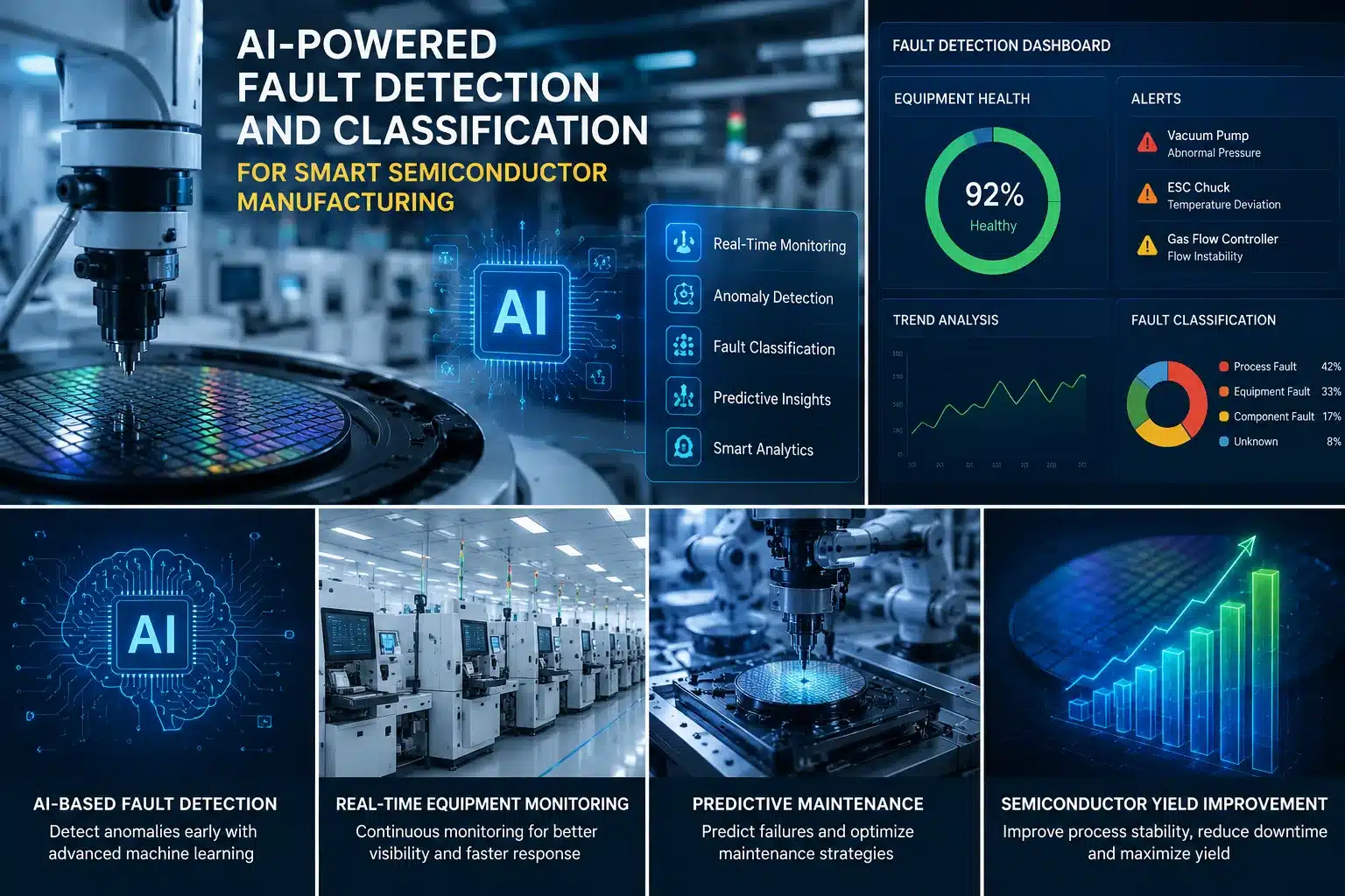 AI-Powered Fault Detection and Classification for Smart Semiconductor Manufacturing