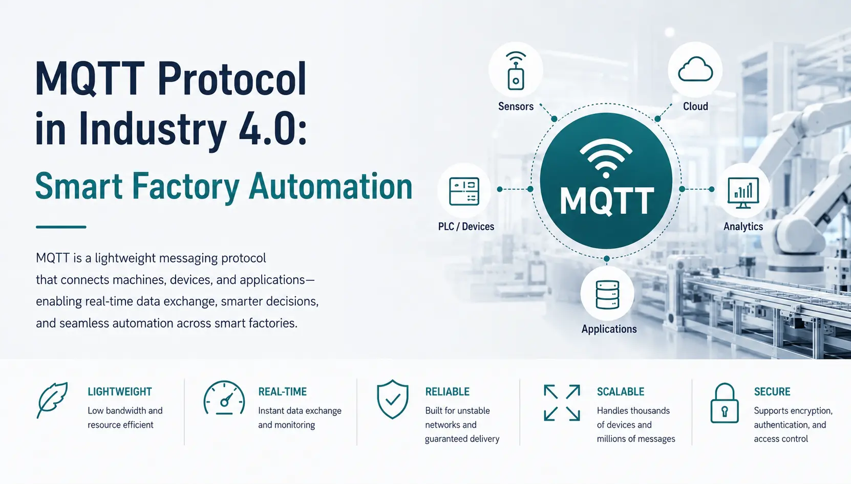 MQTT Protocol in Industry 4.0: Smart Factory Automation