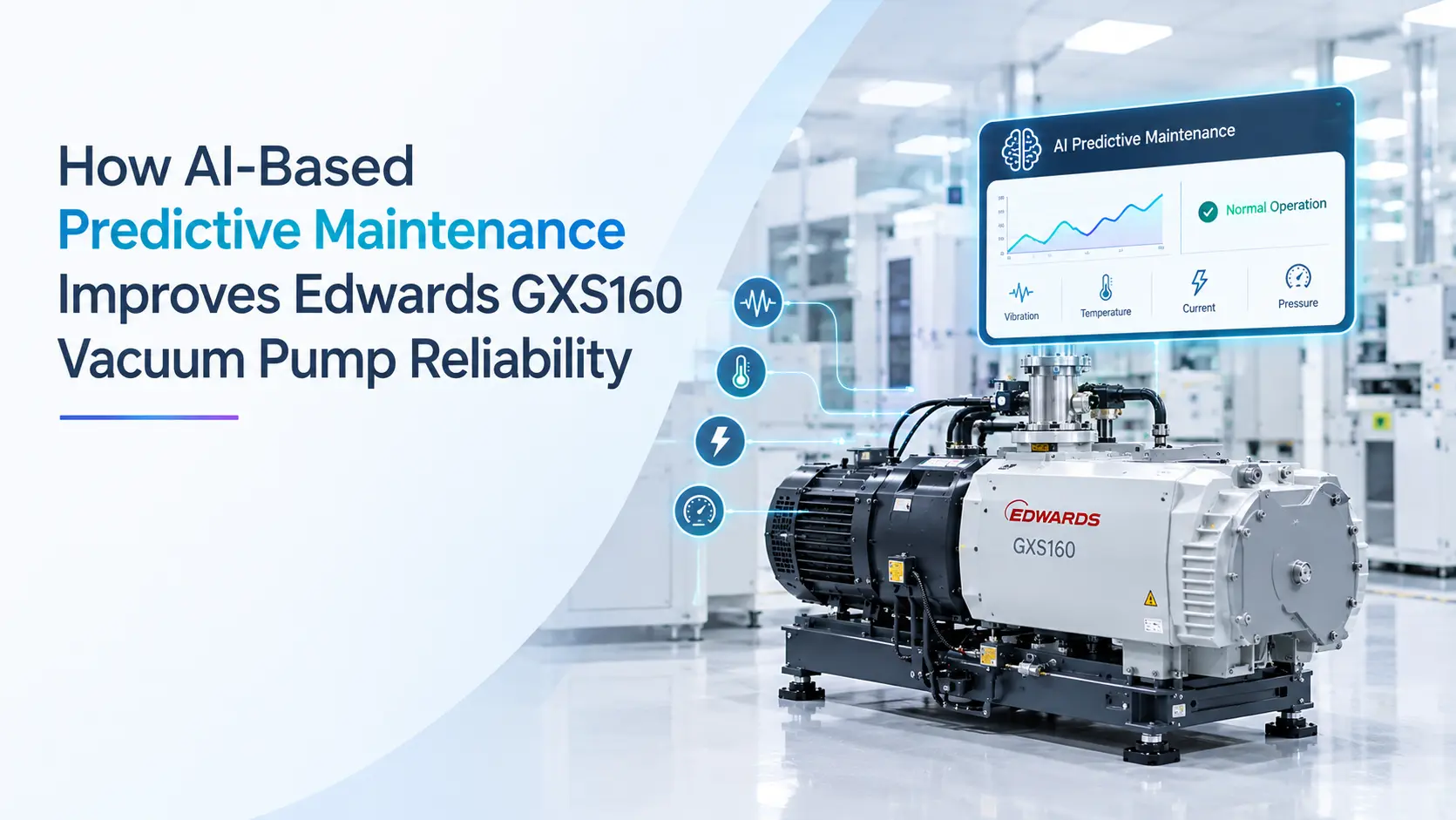 How AI-Based Predictive Maintenance Improves Edwards GXS160 Vacuum Pump Reliability