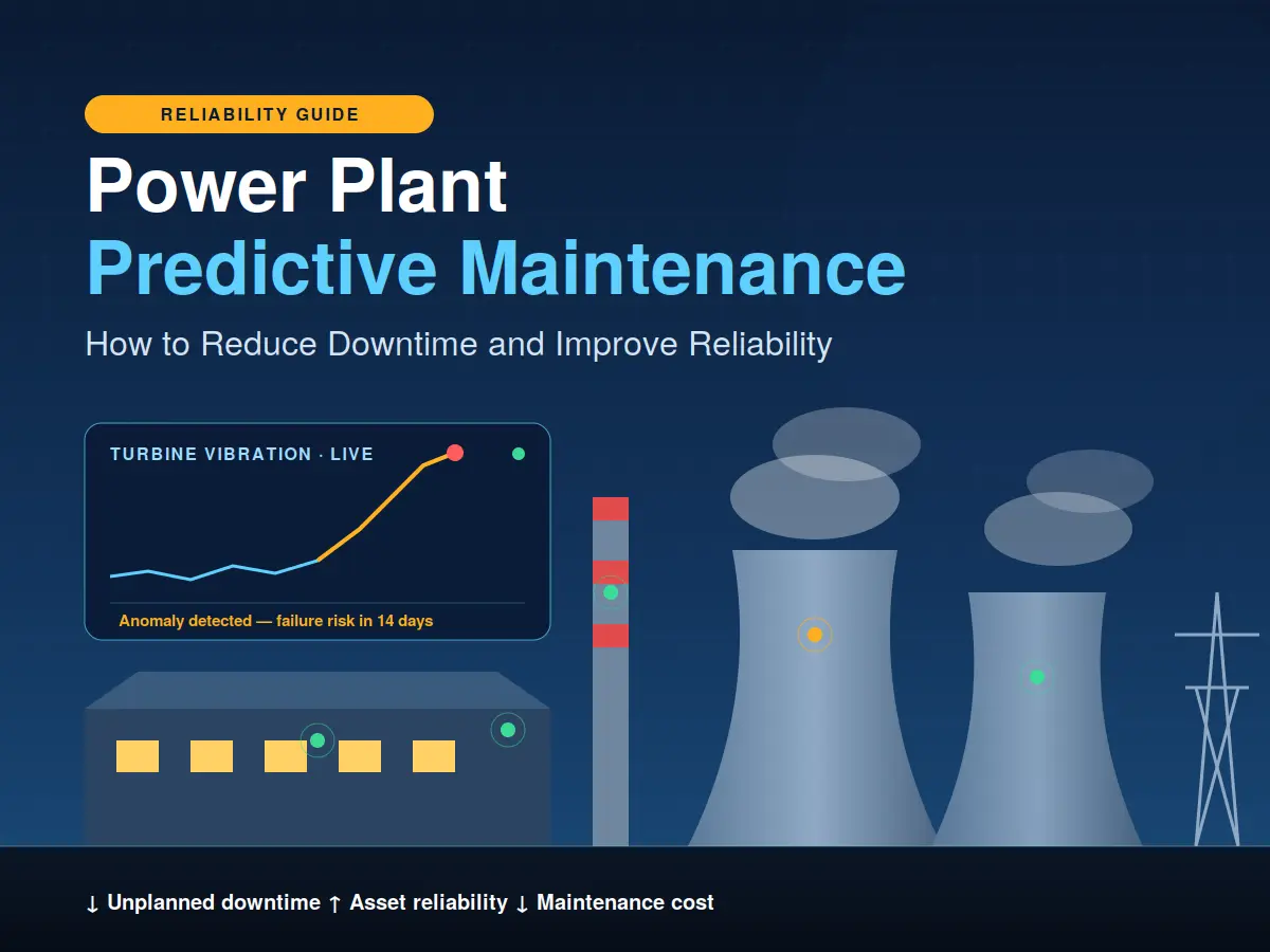 Power Plant Predictive Maintenance: How to Reduce Downtime and Improve Reliability