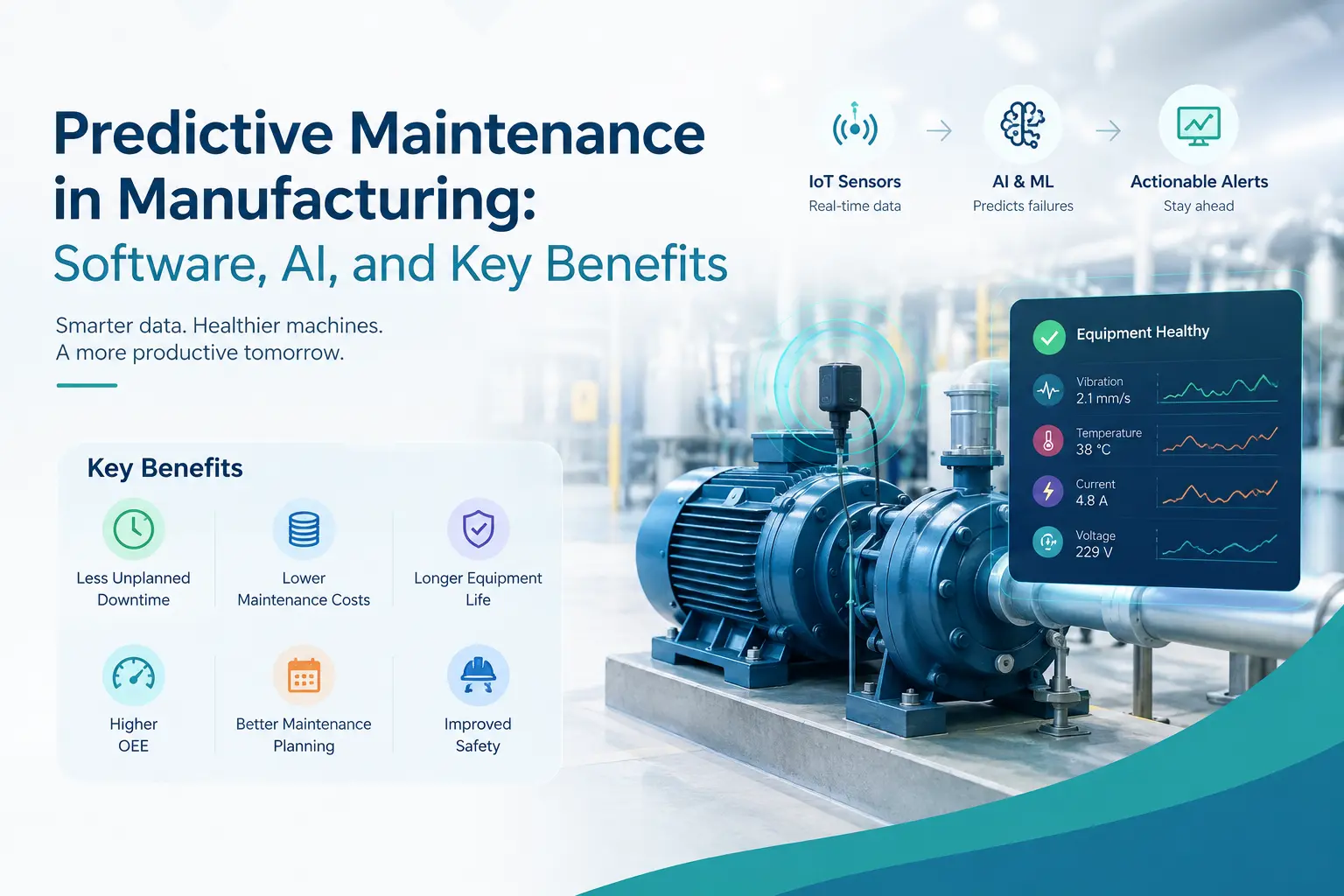 Predictive Maintenance in Manufacturing: Software, AI, and Key Benefits