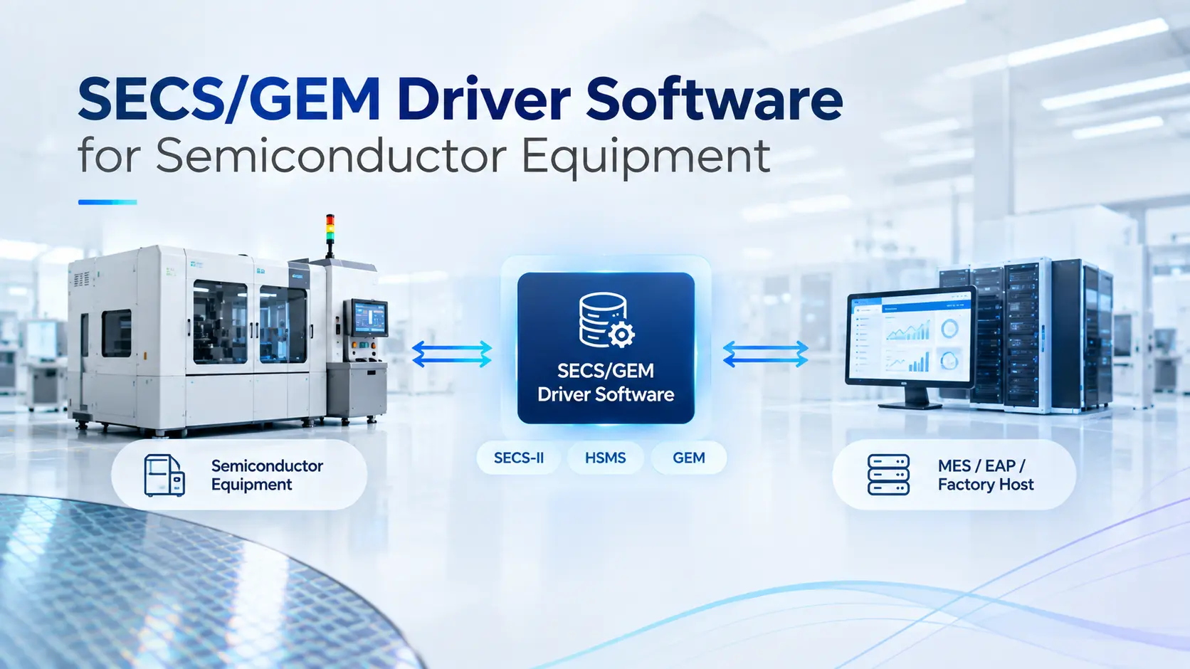 SECS/GEM Driver Software for Semiconductor Equipment