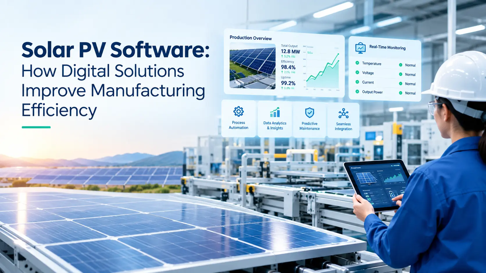 Solar PV Software: How Digital Solutions Improve Manufacturing Efficiency