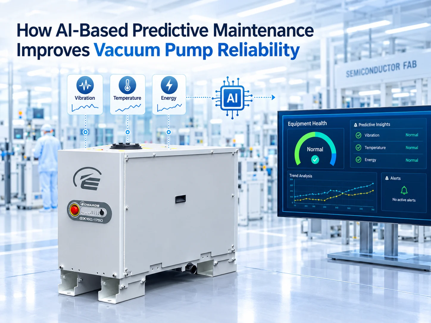 How AI-Based Predictive Maintenance Improves Edwards GXS450 Vacuum Pump Reliability