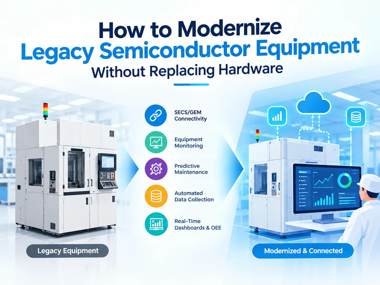 How to Modernize Legacy Semiconductor Equipment Without Replacing Hardware