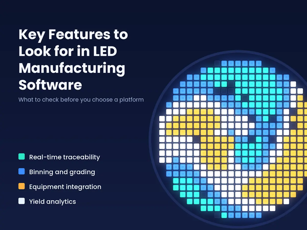 Key Features to Look for in LED Manufacturing Software