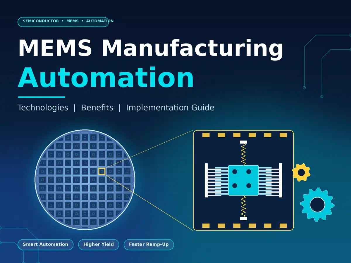 MEMS Manufacturing Automation: Technologies, Benefits & Implementation Guide