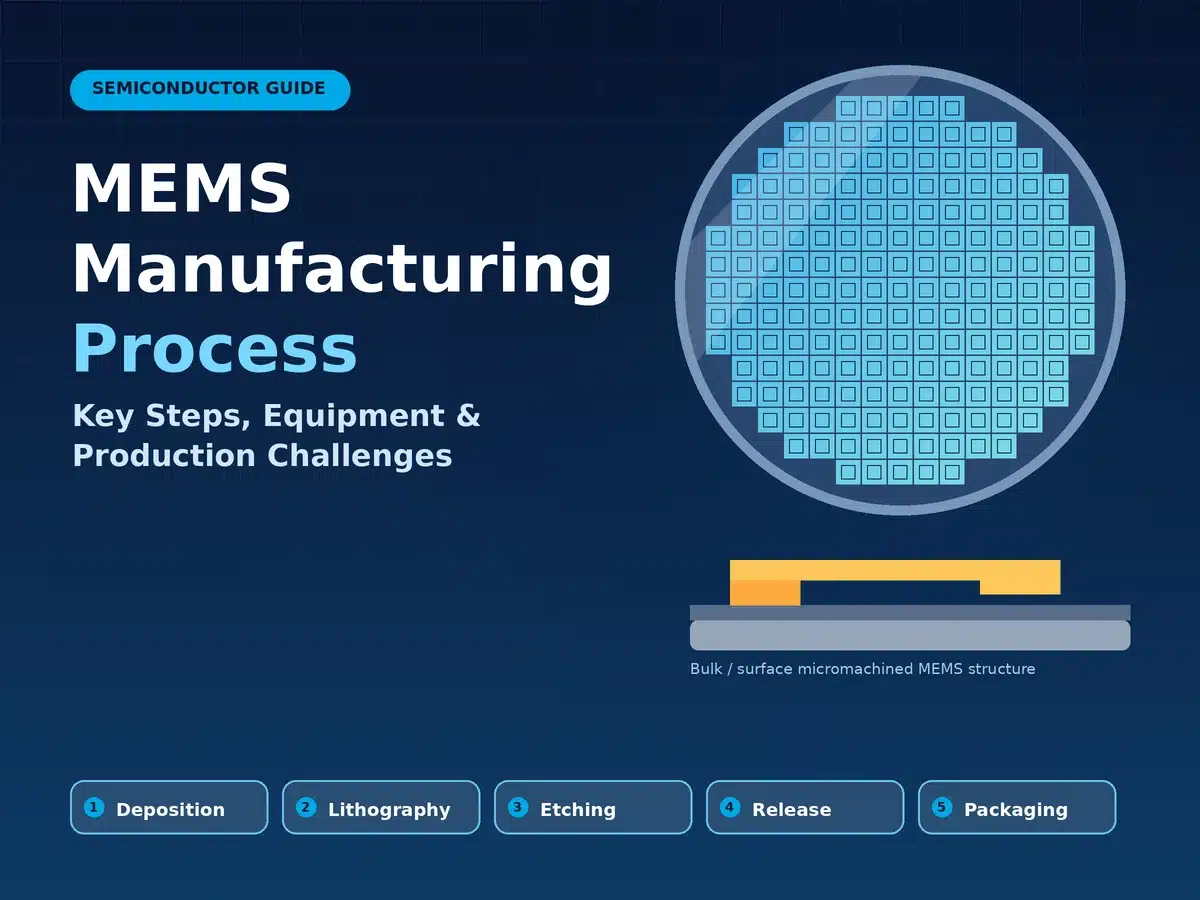 MEMS Manufacturing Process: Key Steps, Equipment & Production Challenges