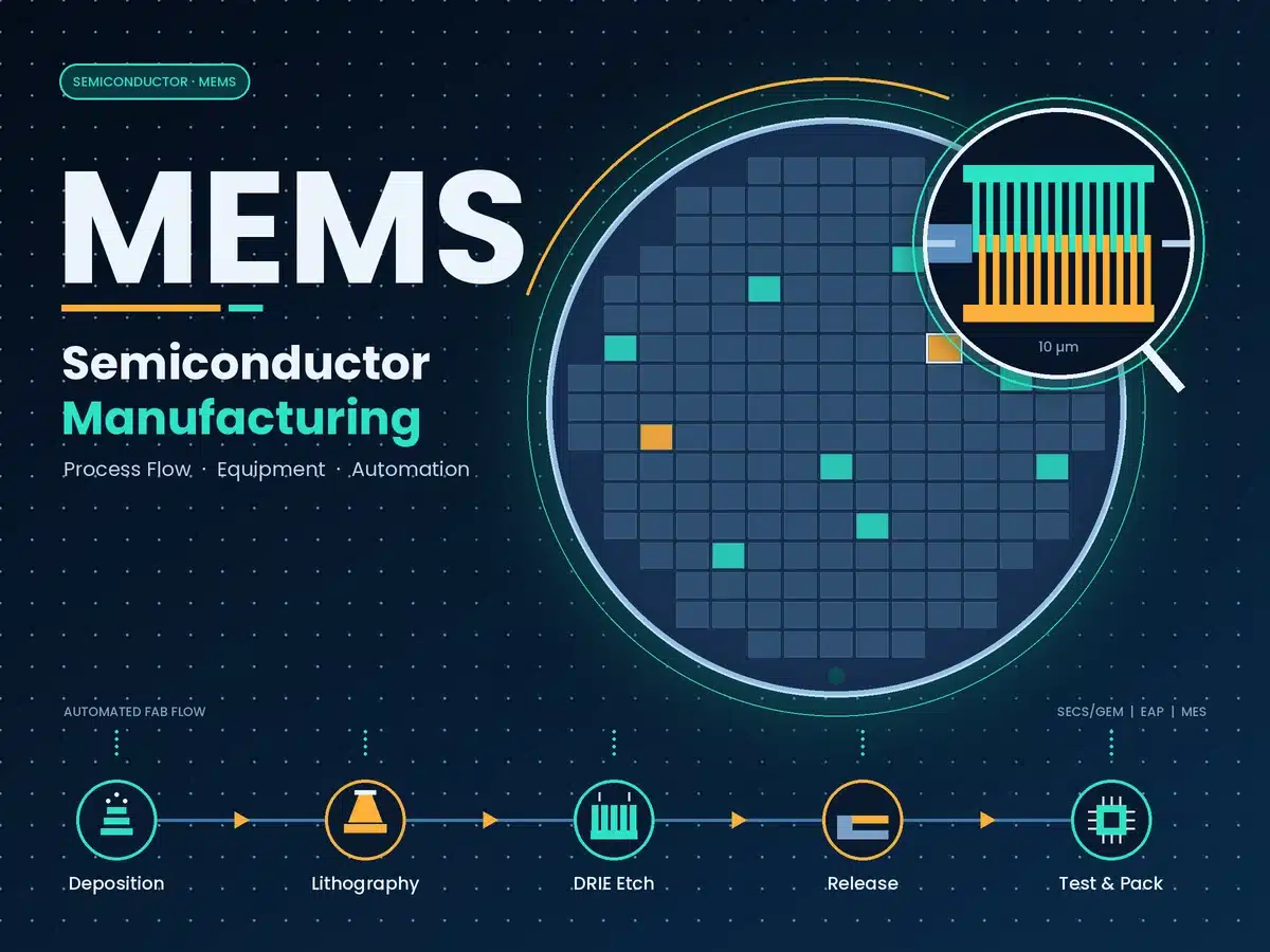 MEMS Semiconductor Manufacturing: Process Flow, Equipment & Automation