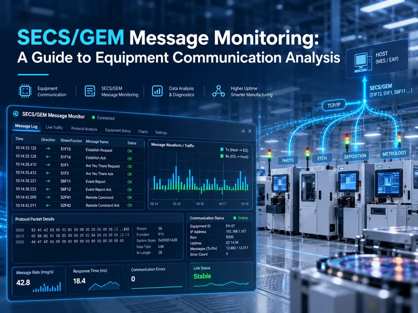 SECS/GEM Message Monitoring: A Guide to Equipment Communication Analysis