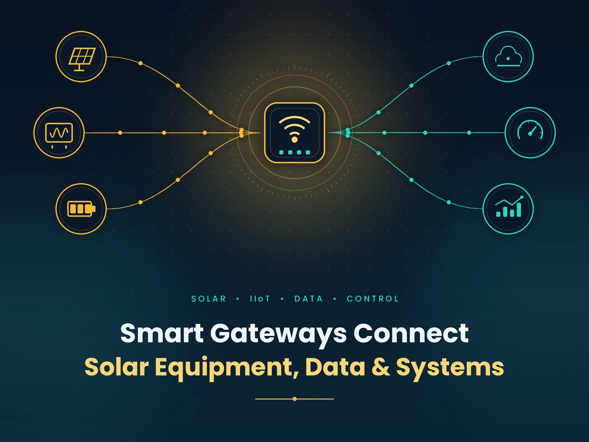 Smart Gateways Connect Solar Equipment, Data & Systems